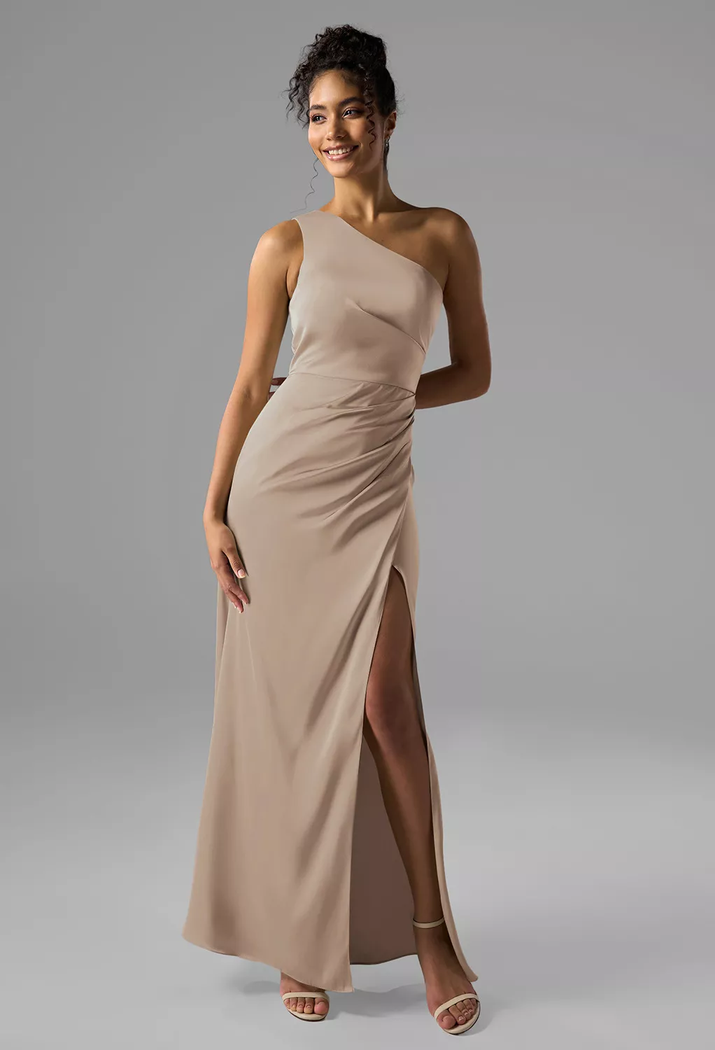 AW Benedict Taupe  Beach Wedding Guest Dresses